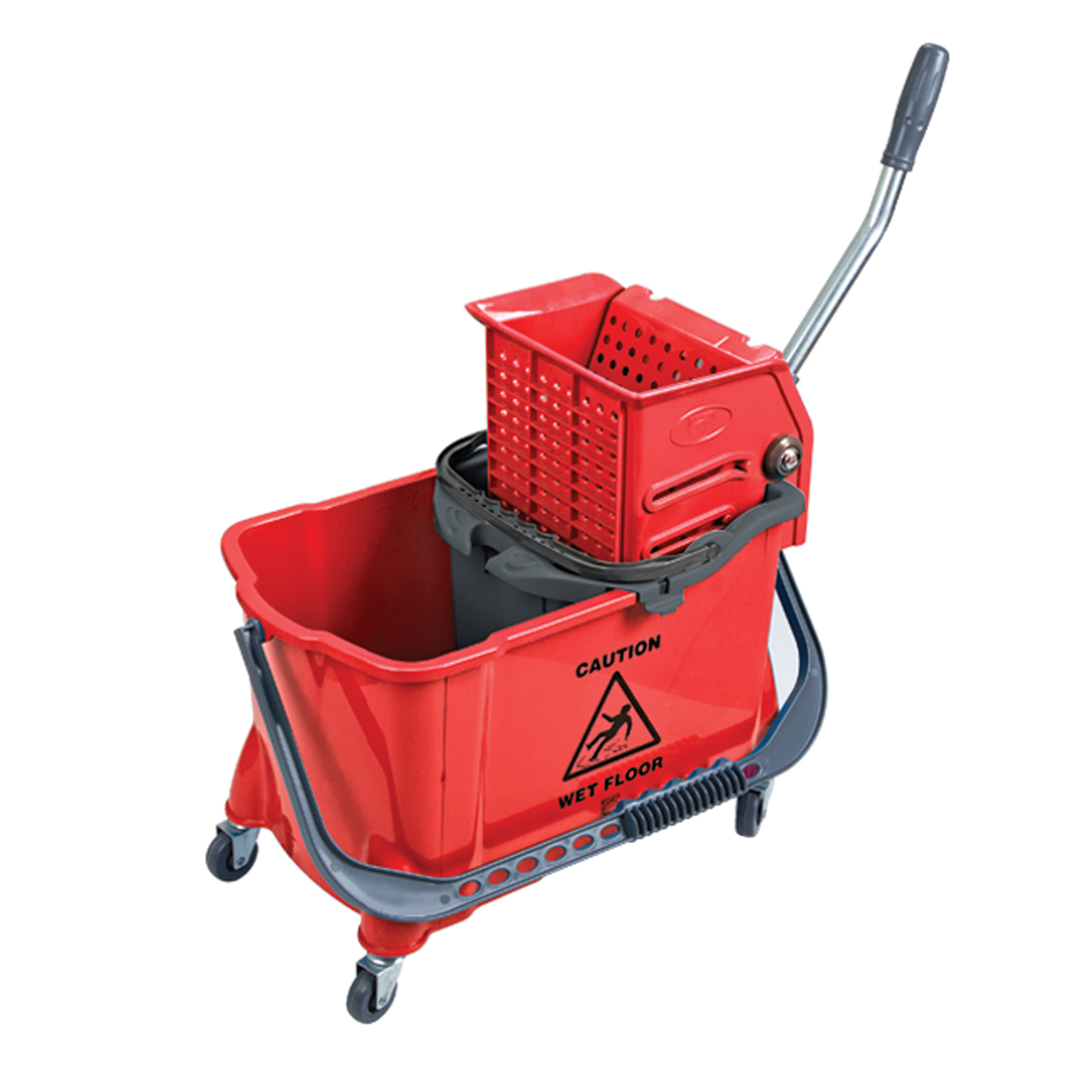 Carrello "Rombo" rosso 34 litri | Briantina Professional