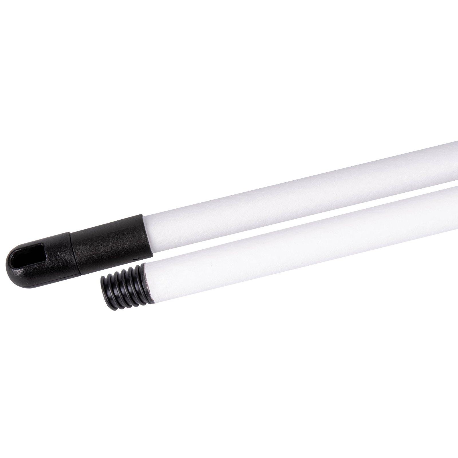 Manico "Frosted" bianco 130 cm | Briantina Professional