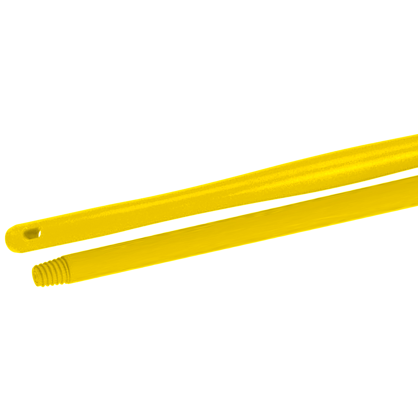 Manico monoblocco in plastica giallo 145 cm | Briantina Professional