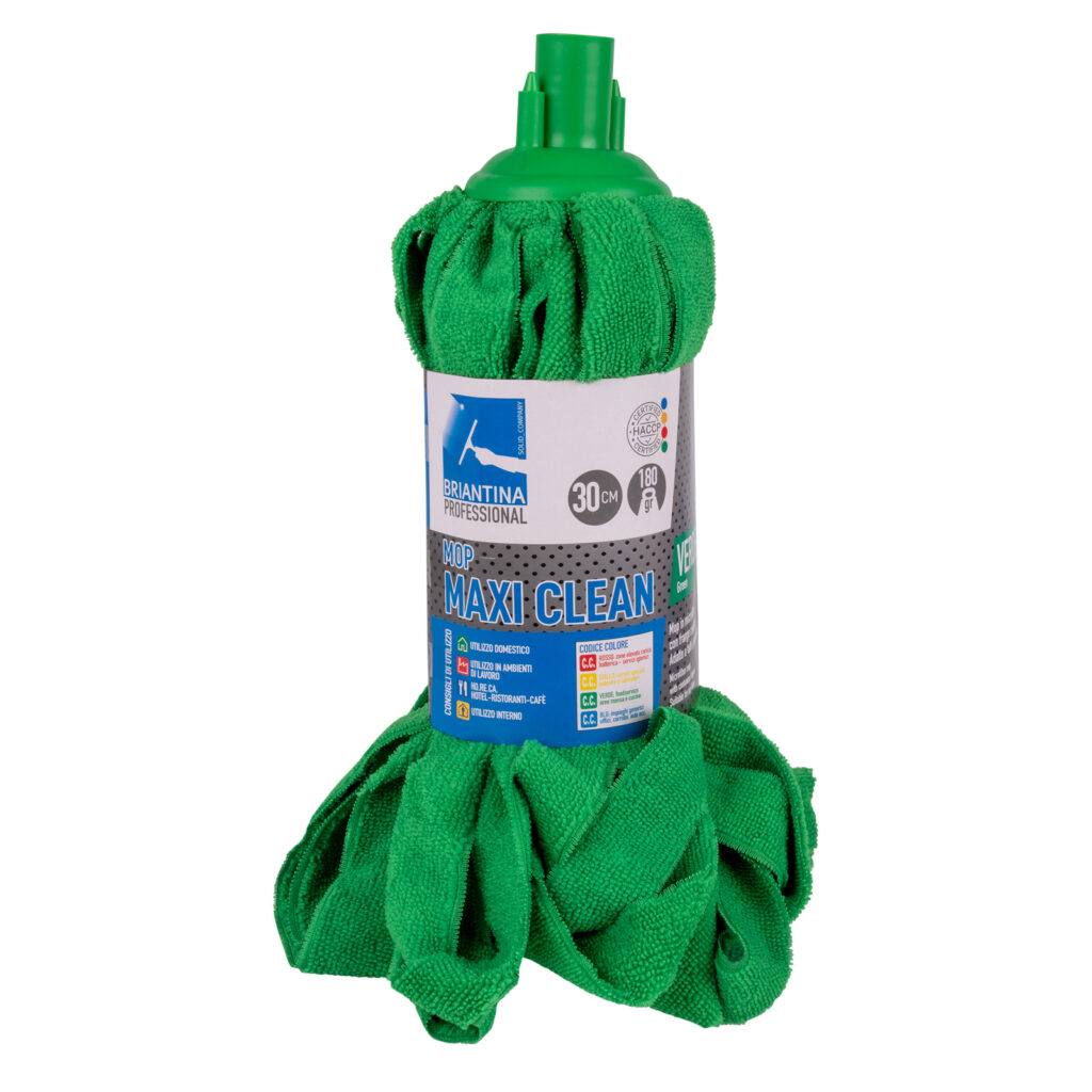 Ricambio mop "MAXI CLEAN" verde 180 gr | Briantina Professional