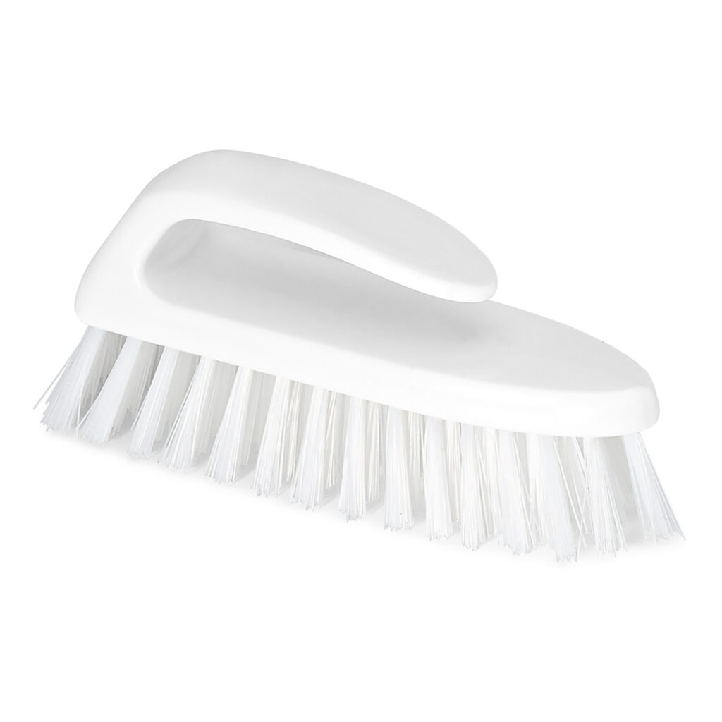 Spazzola bianco con impugnatura da 18 cm | Briantina Professional