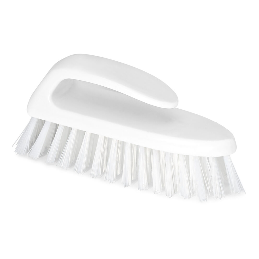 Spazzola bianco con impugnatura da 18 cm | Briantina Professional