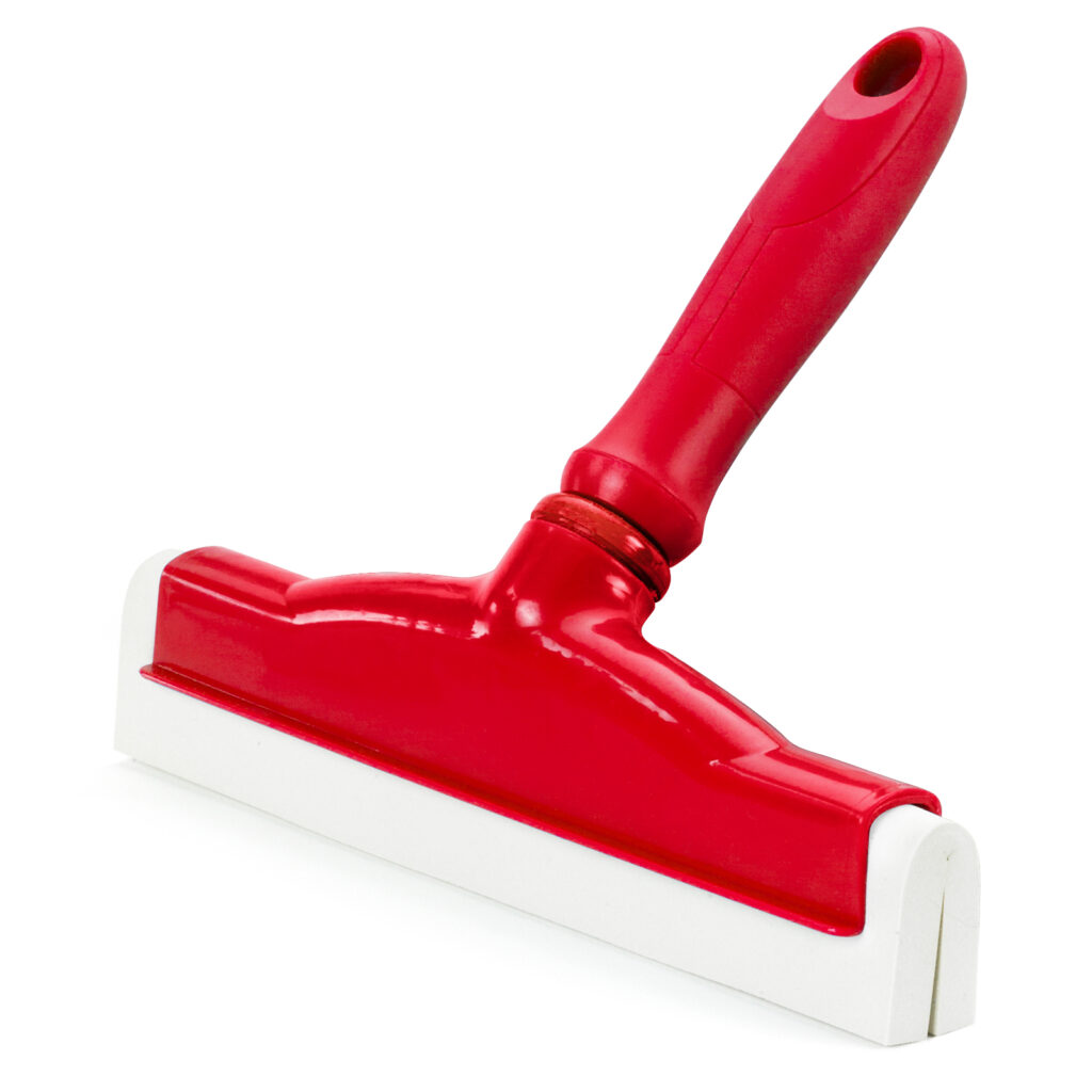 Spingiacqua rosso con manico da 25 cm | Briantina Professional