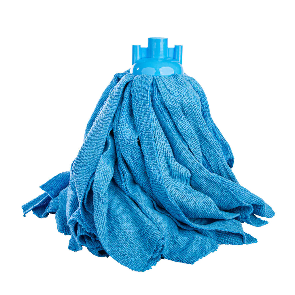 Mop Microfibra a Frangia Tagliata Blu