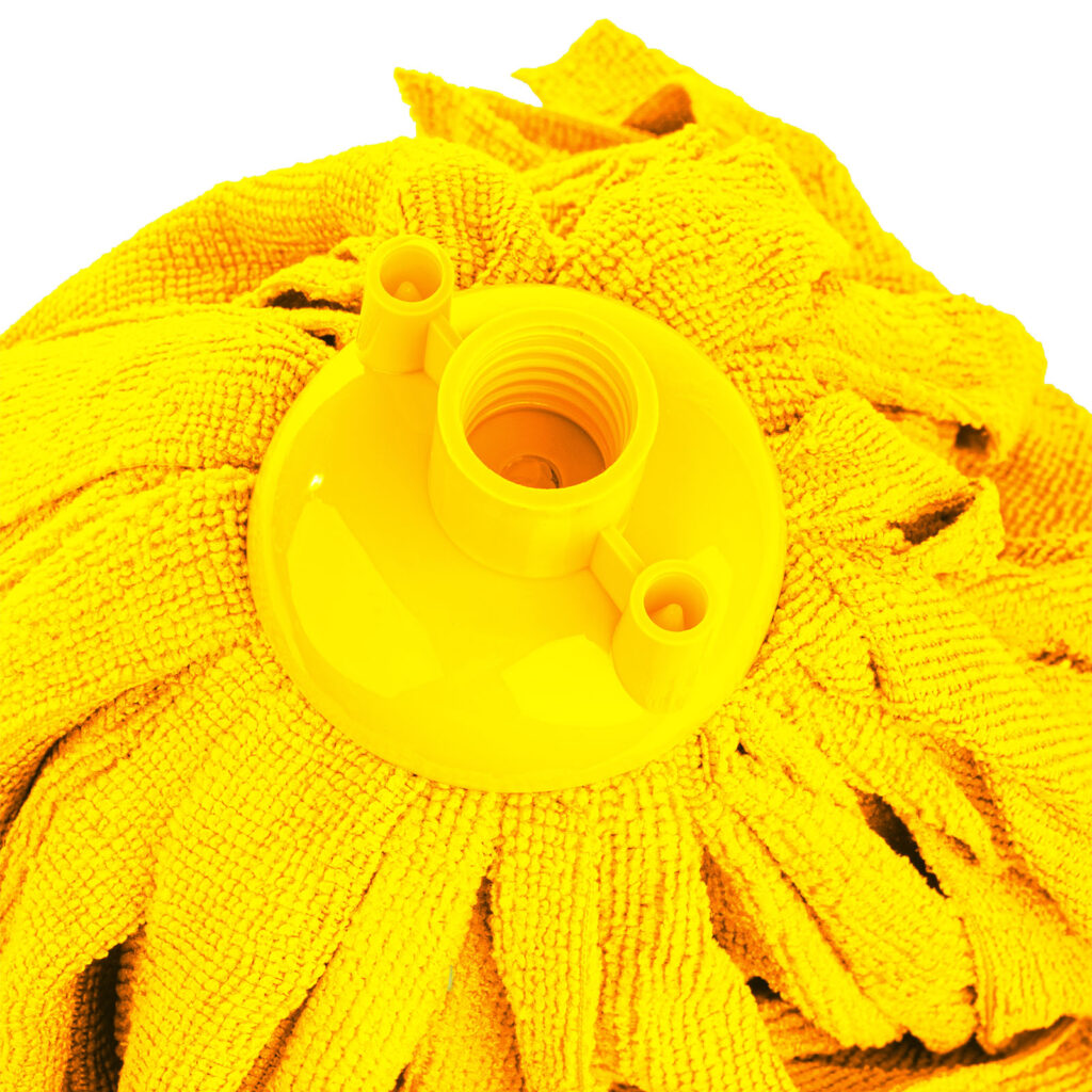 Mop Microfibra a Frangia Tagliata Giallo