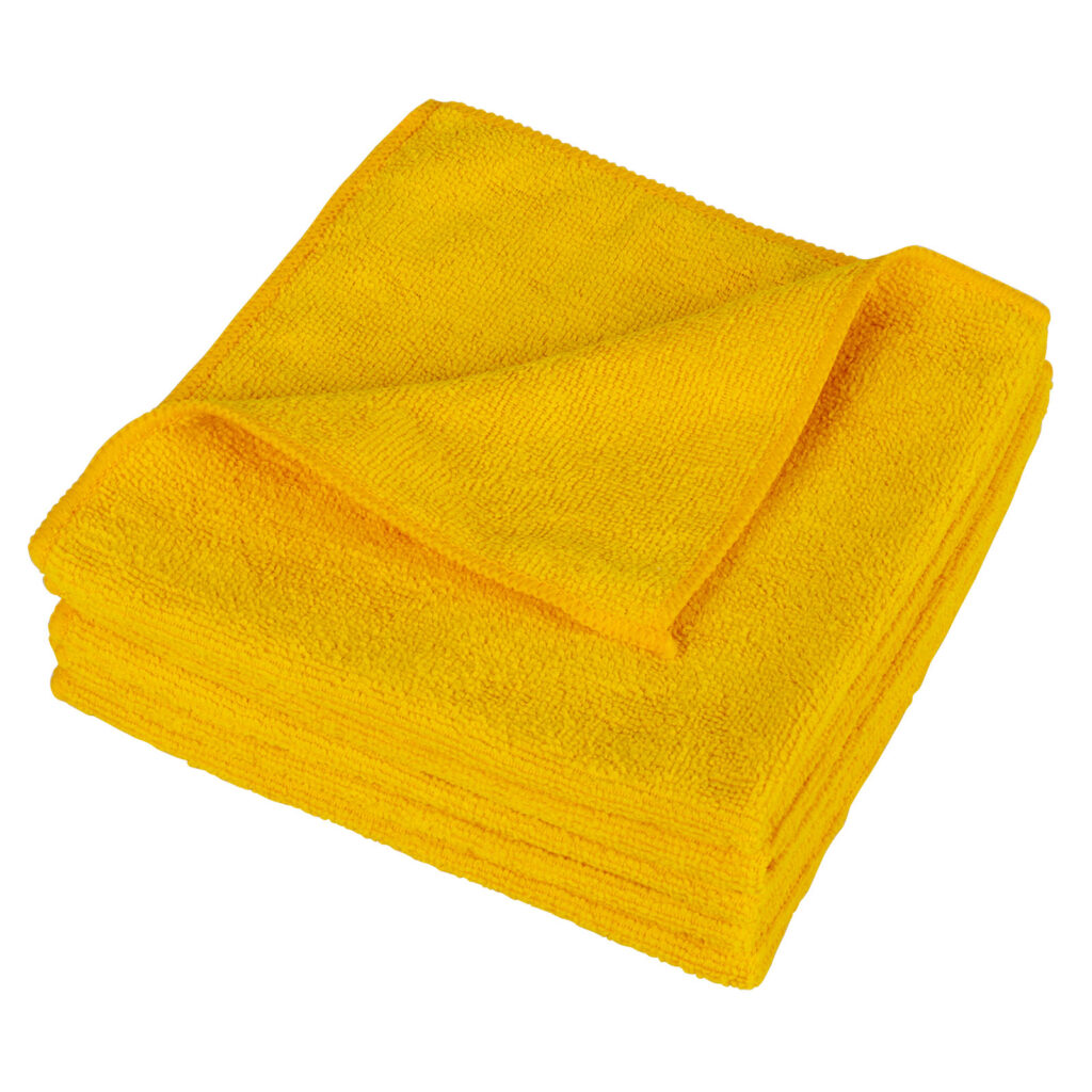 Panni Mikro Fibra Gialli - 5 pezzi 40 × 40 cm