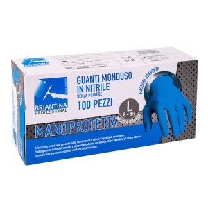 Guanti Nitrile "Manoprotetta" L - 100 pezzi