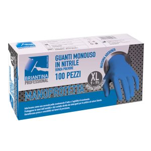 Guanti Nitrile "Manoprotetta" XL - 100 pezzi