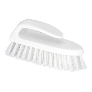 Spazzola bianco con impugnatura da 18 cm | Briantina Professional